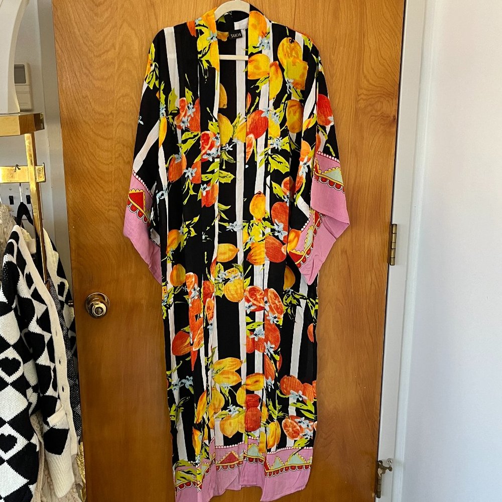 Free People Ciao Bella Stripe Kimono